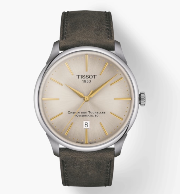 TISSOT Chemin des Tourelles Powermatic 80 42 mm T139.407.16.261.00