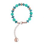 BRONZALLURE Bracciale con Rondelle Etoile e Pietre Naturali WSBZ02274.AQ