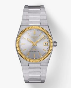 TISSOT PRX POWERMATIC 80 35MM STEEL AND 18K GOLD BEZEL T931.207.41.031.01