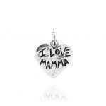 Charm GIOVANNI RASPINI Cuore I Love Mamma